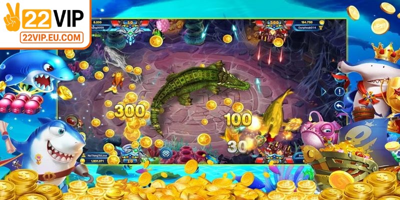 Một mẹo quan trọng khác để tăng điểm thưởng là ngắm bắn trúng đầu cá