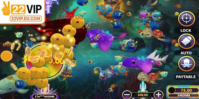 Hướng dẫn cách tham gia game bắn cá may mắn 